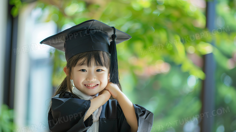 幼儿园孩子的毕业照图片