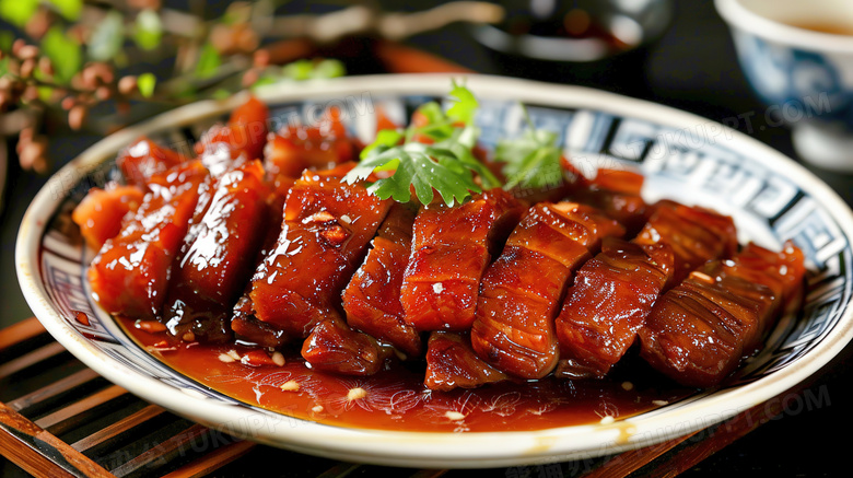 传统美食美味红烧肉图片