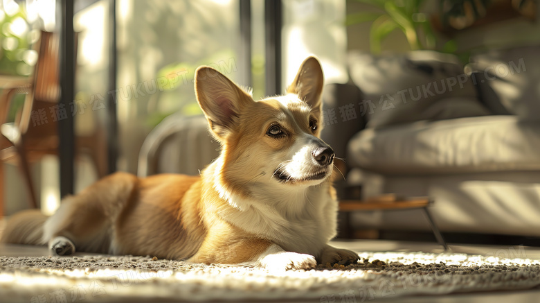 宠物狗狗柯基犬图片