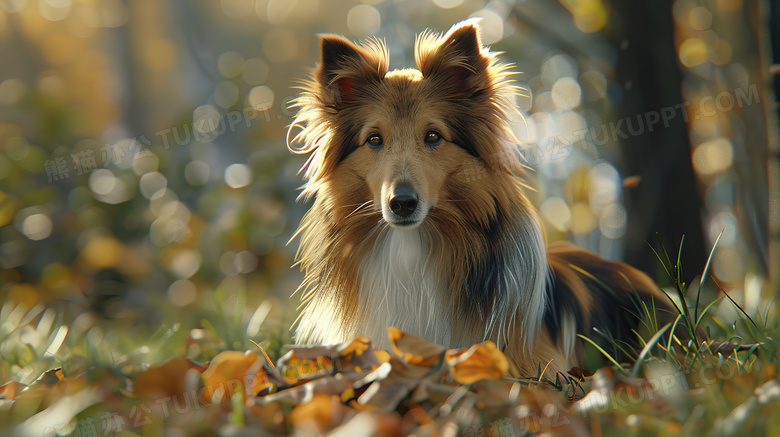 宠物狗狗苏格兰牧羊犬