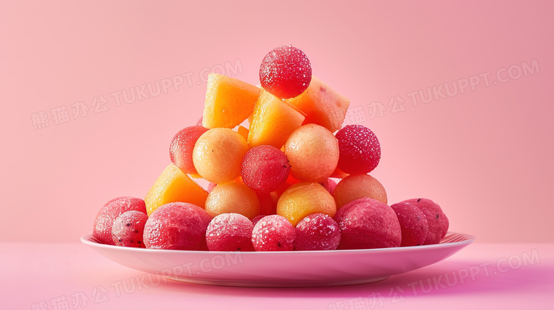 新鲜水果果盘图片