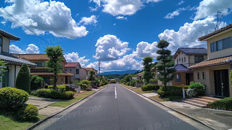 美丽新农村风景图片