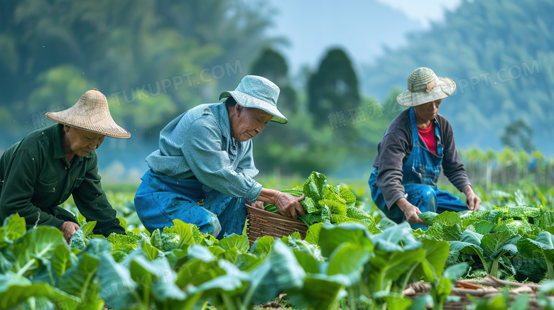 农民丰收蔬菜图片