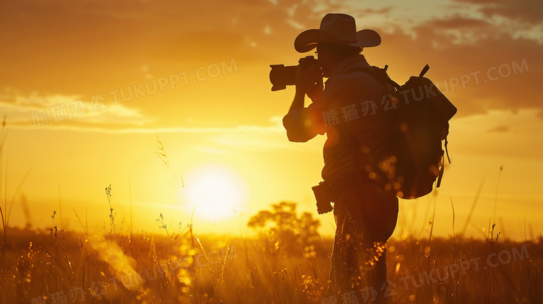 人物摄影日落夕阳风景图片