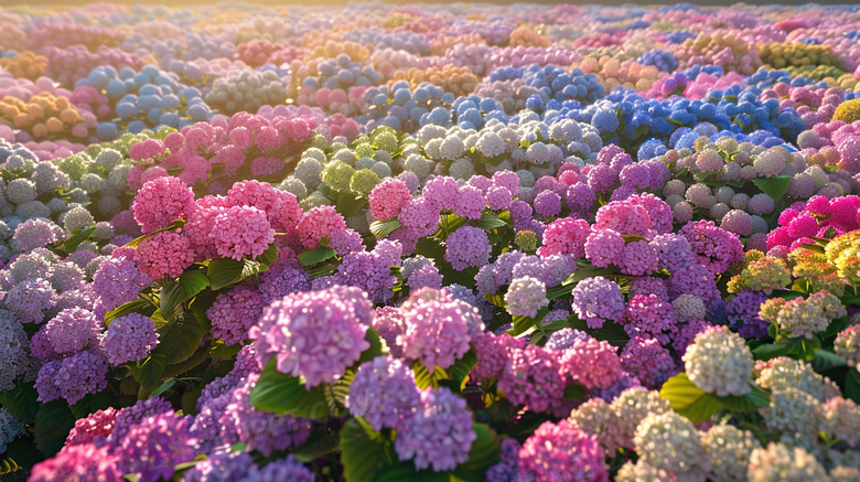 绣球花植物花卉自然风景图片