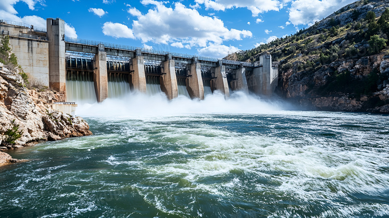 大型水电站环保新能源图片