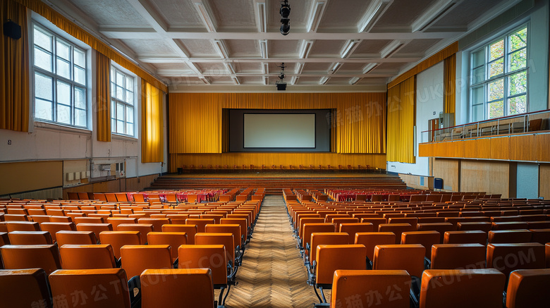 学校礼堂大会堂图片