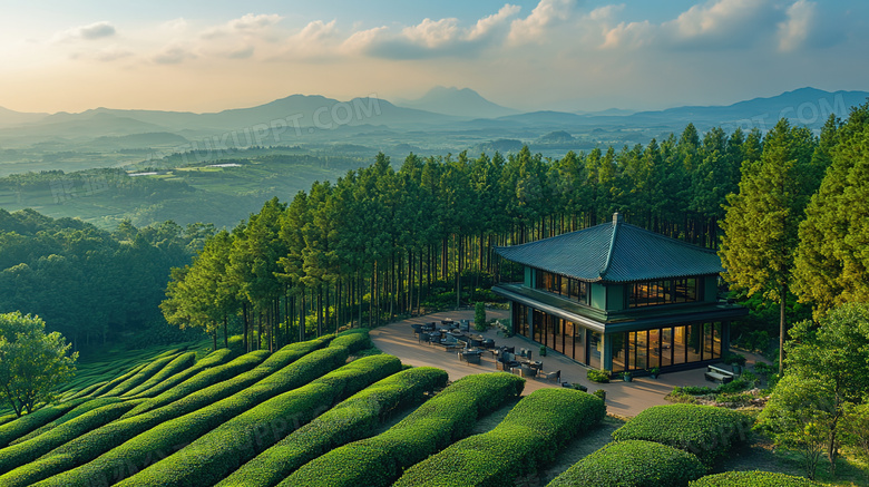 茶田自然茶园的图片