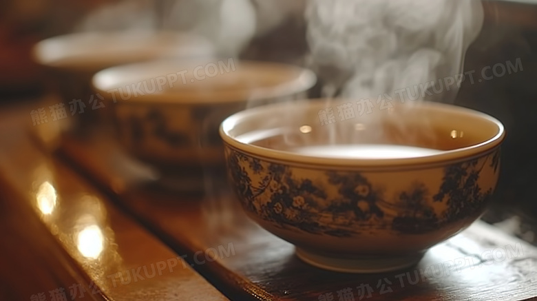 创意煮茶泡茶的图片