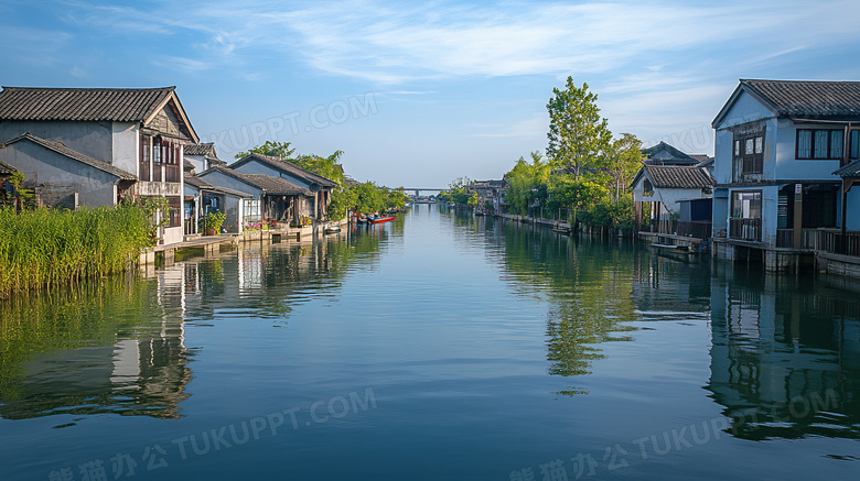 江南水乡农村乡村风景图片