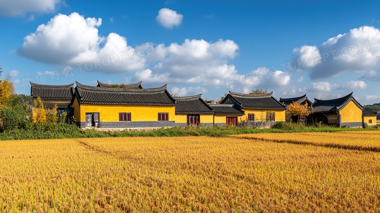 农村庄稼乡村建设风光图片