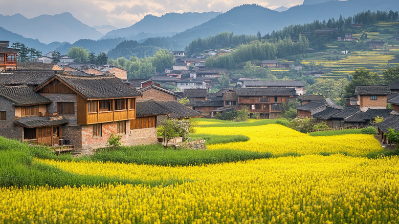 乡下菜地农村美丽乡村图片