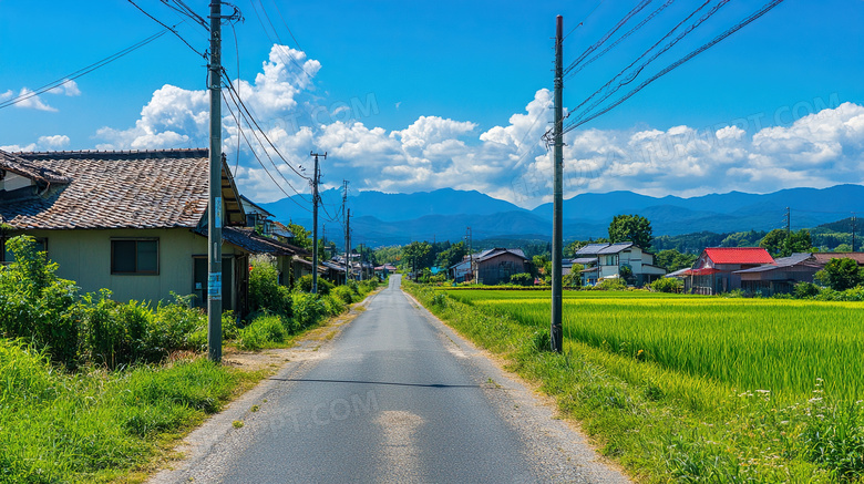 乡下小路农村美丽乡村图片