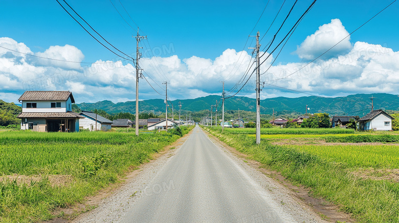 农村小路风景乡下图片