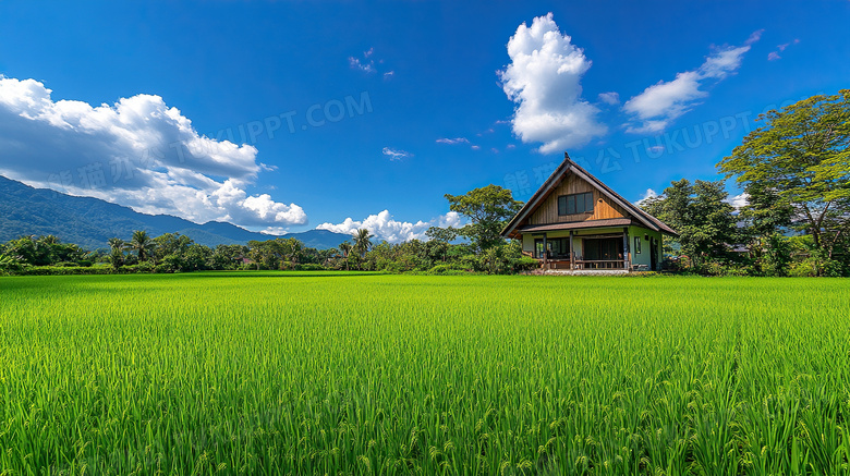 农村田地风景乡下图片