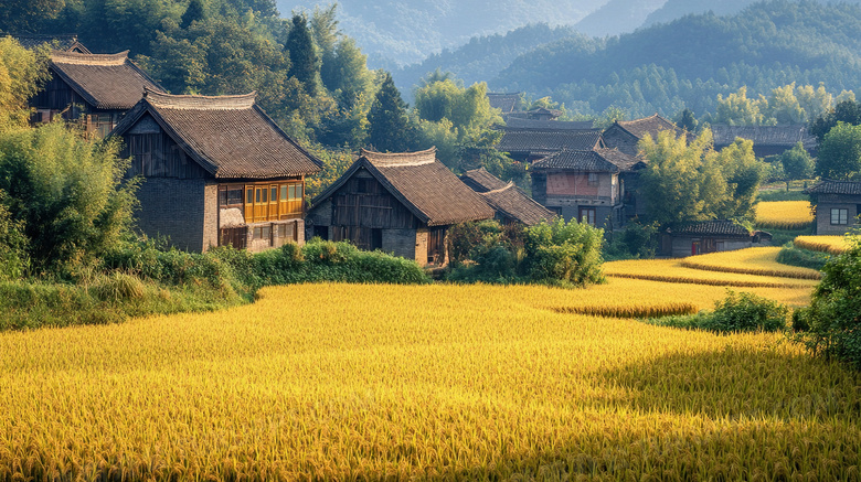 农村草丛风景乡下图片