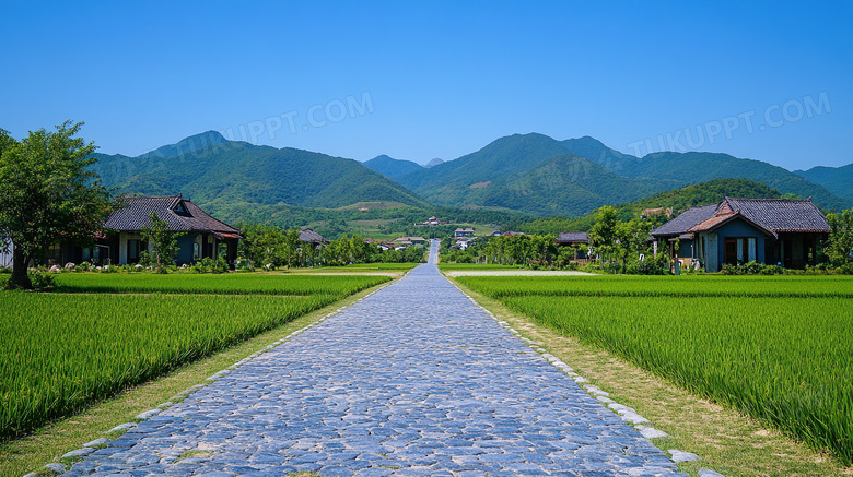 农村小路风景乡下图片