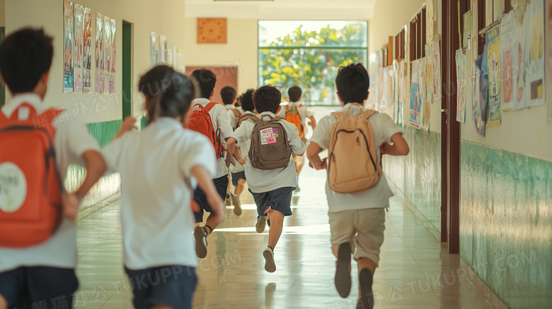 学生教育背影图片