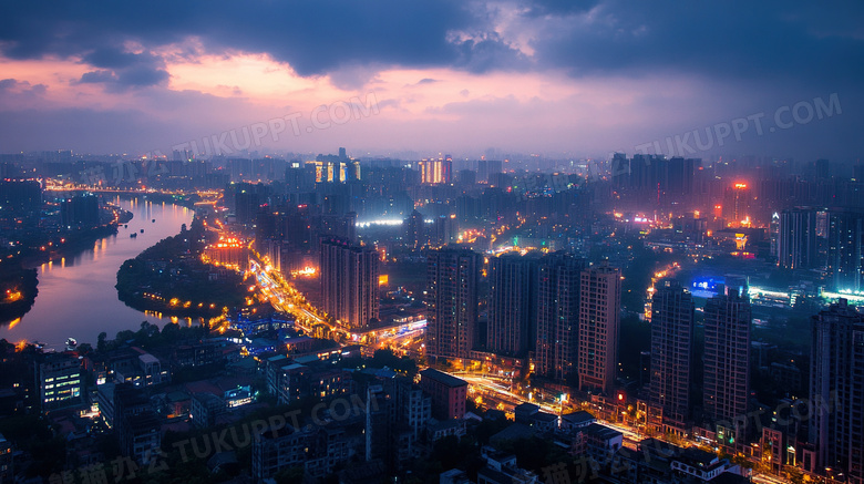 城市航拍旅游风景图片