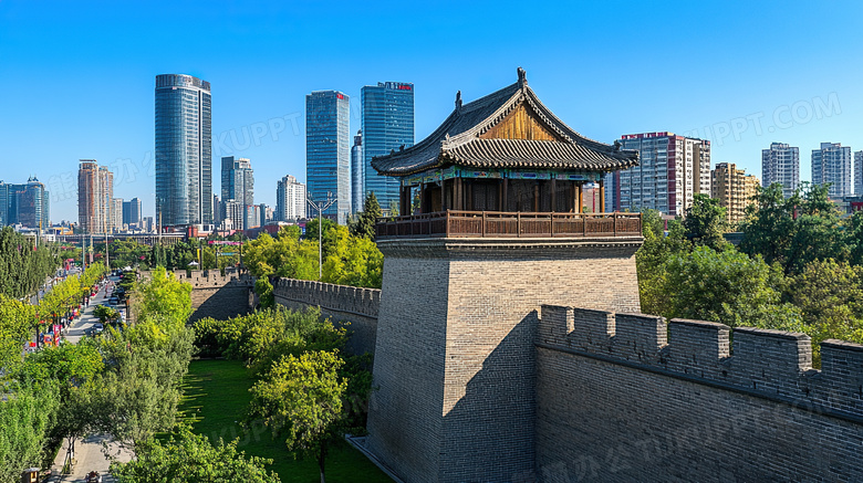 城市旅游城墙建筑图片