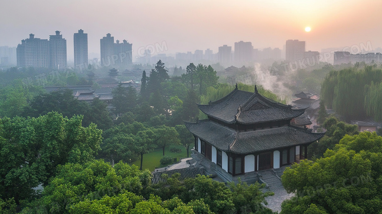 安徽省合肥市吴山古镇旅游城市图片