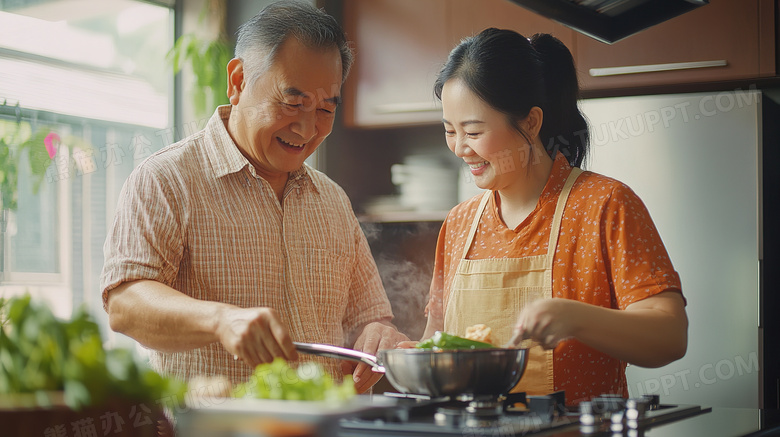 家庭生活炒菜做饭图片