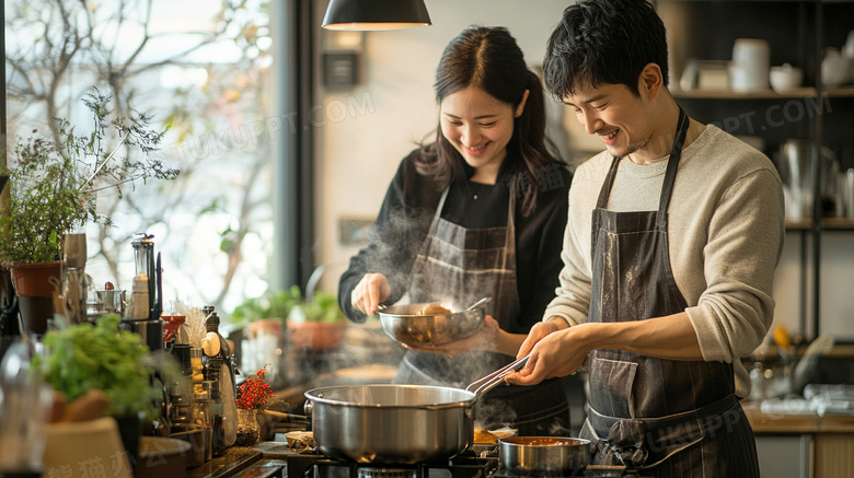 家庭生活炒菜做饭图片