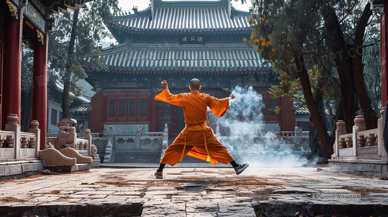 少林寺寺庙建筑图片