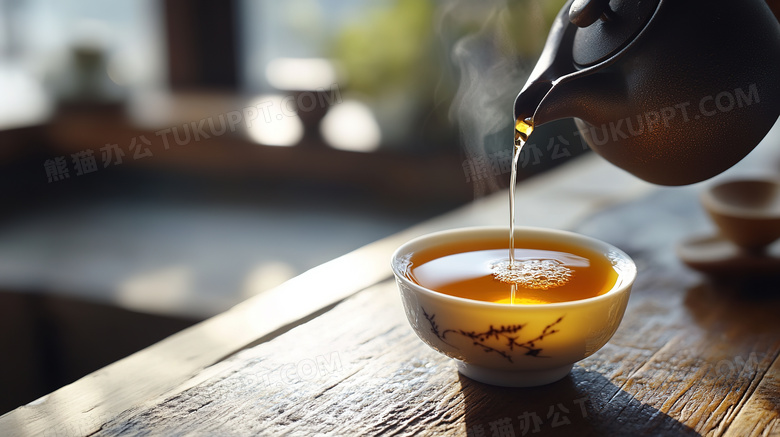 喝茶品茶茶艺茶道功夫茶图片