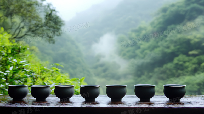 喝茶品茶茶艺茶道功夫茶图片