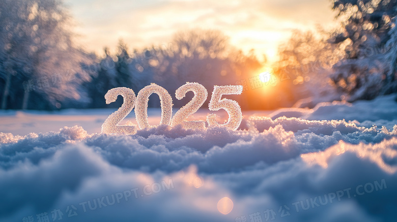 2025数字与白雪图片