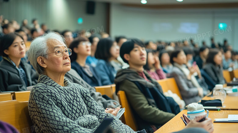 正式场集会观众图片