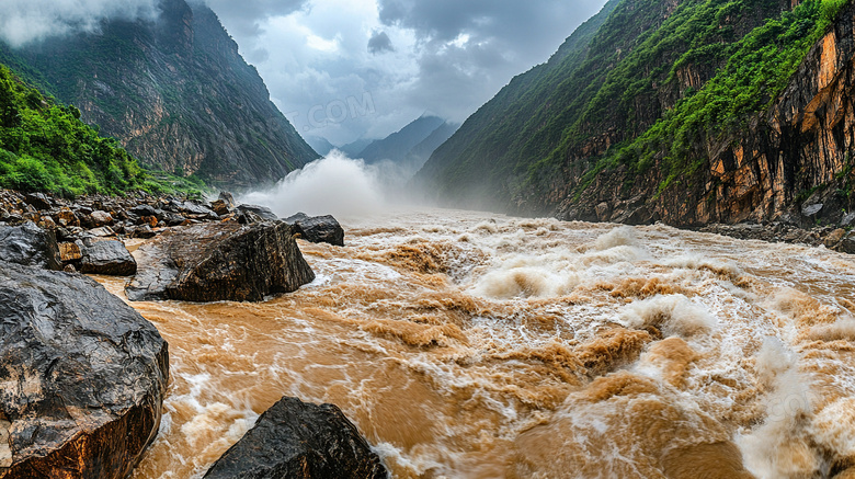 大自然黄河景观风景图片