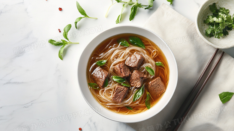 牛肉面美食面条餐饮图片