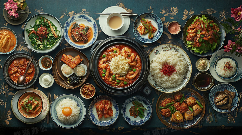 韩国料理韩国美食图片