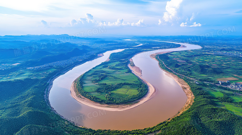 户外河流黄河河水世界长河图片