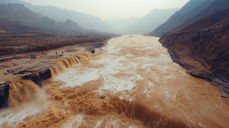 户外河流黄河河水世界长河图片