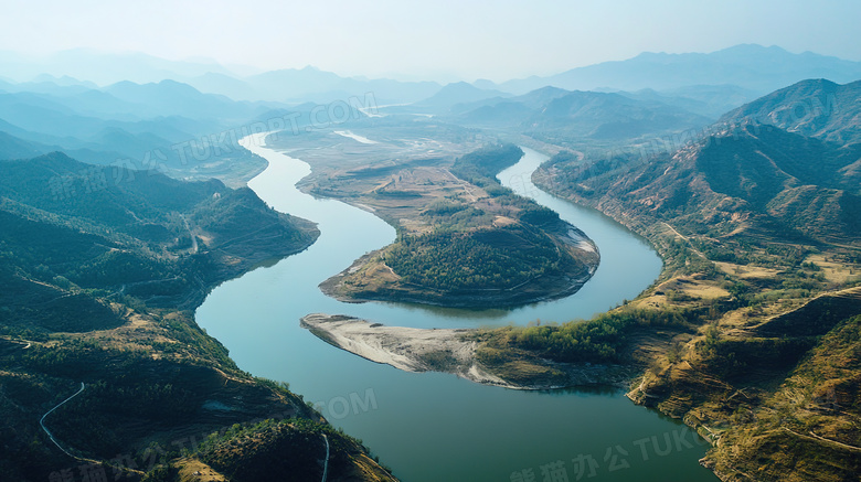 户外河流黄河河水世界长河图片