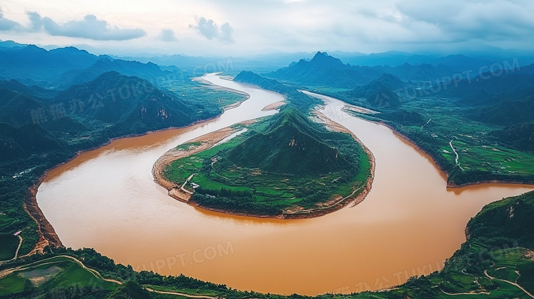 户外河流黄河河水世界长河图片