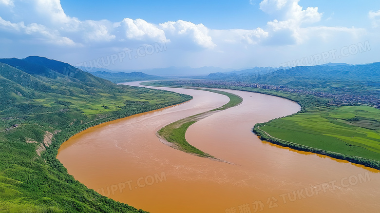 户外河流黄河河水世界长河图片