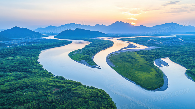 户外河流黄河河水世界长河图片