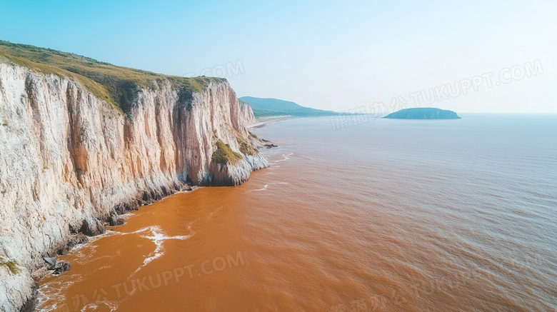 中国河流黄河母亲河河流河水图片