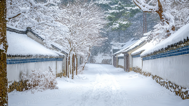 冬季冬天雪天户外雪景下雪天图片