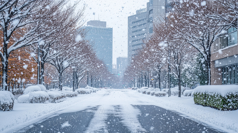 冬季冬天雪天户外雪景下雪天图片