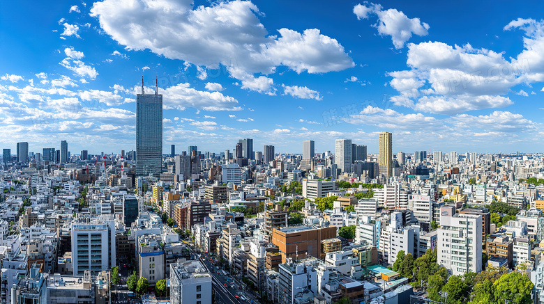 城市天际线场景图片