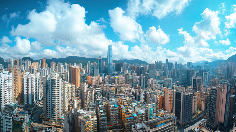 城市天际线场景图片