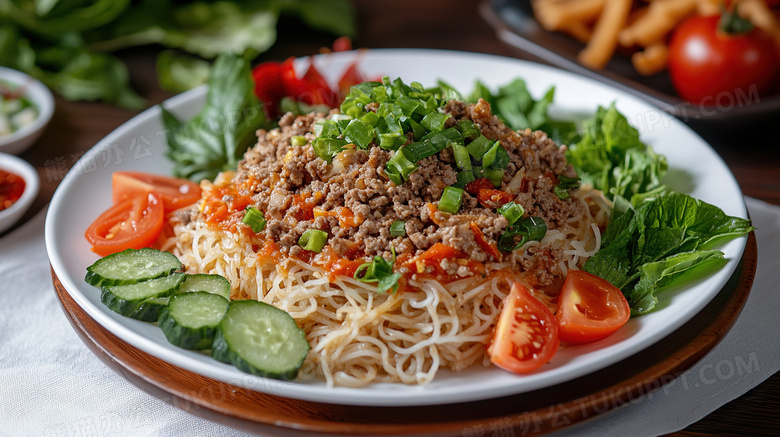 美味的食物食品西餐意面图片