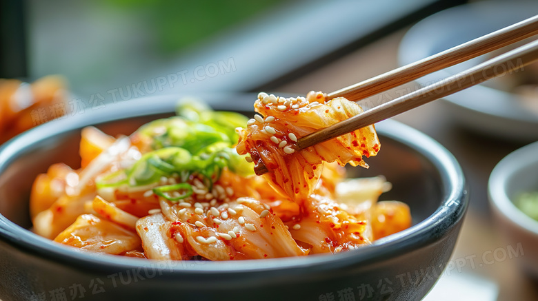 韩国料理美食韩国泡菜辣白菜图片