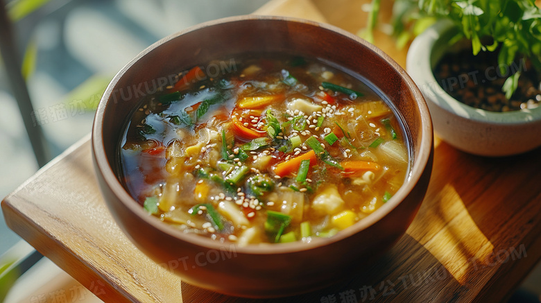 韩国料理美食大酱汤图片