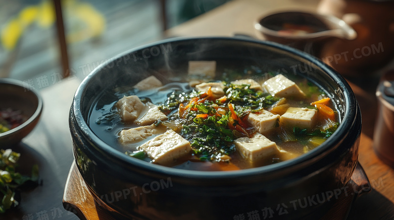 韩国料理美食韩式豆腐汤